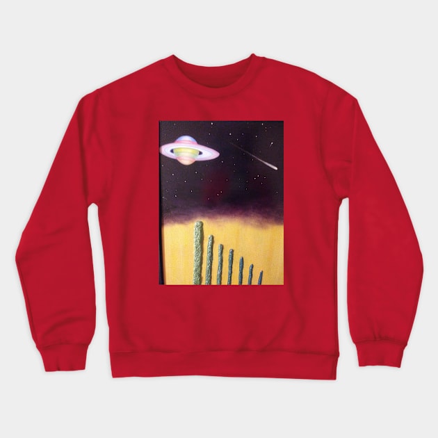 Somewhere In Outer Space Crewneck Sweatshirt by ocsjake613